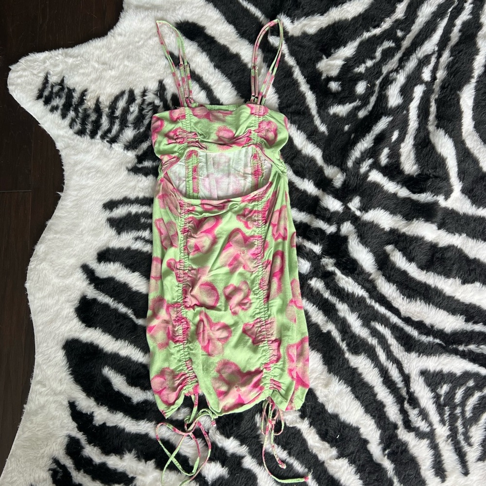 Wild Fable Green and Pink Top